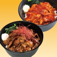 すごうまマヨカルビ丼×直火旨辛豚カルビ丼
