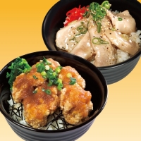 とりからおろし丼×トントロ丼