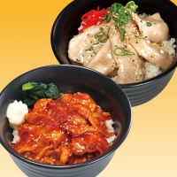直火旨辛豚カルビ丼×トントロ丼
