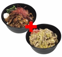 すごうまマヨカルビ丼×塩だれカルビ丼