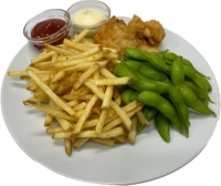 3倍盛り Aプレート ポテト・唐揚げ・枝豆