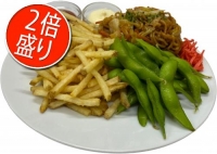 2倍盛り Bプレート ポテト・焼きそば・枝豆