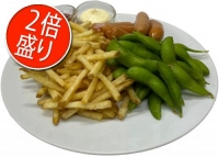 2倍盛り Cプレート ポテト・ウィンナー・枝豆