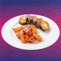 キムチチーズキンパとタッカンジョン