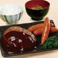 特製ソースハンバーグ定食