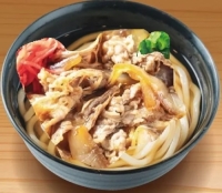 冷やし牛かけうどん