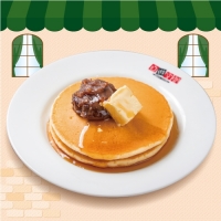 あんバターホットケーキ