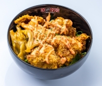 明太子マヨのからあげ丼