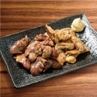 鶏ハラミ・ハツ炭火焼き