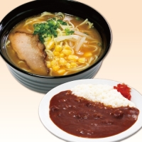 ランチ 札幌味噌ラーメン+カレー