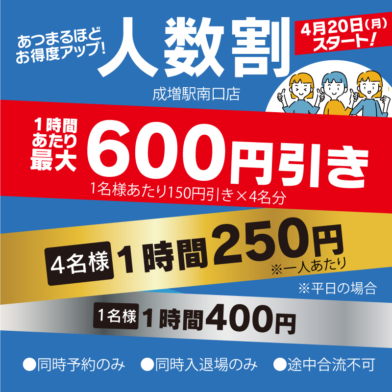 人数割