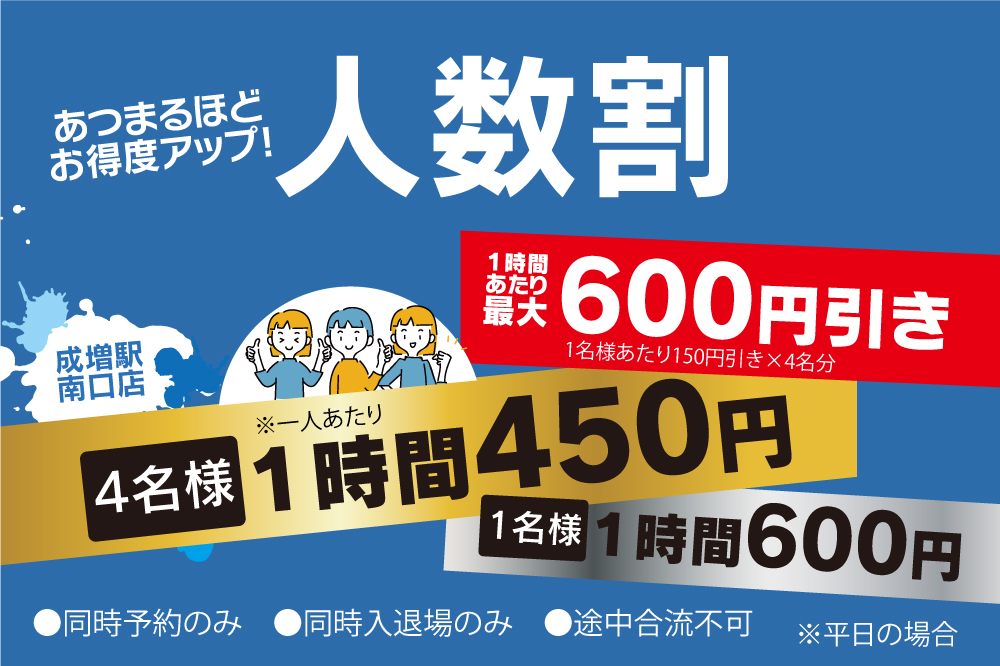 成増駅南口（人数割）